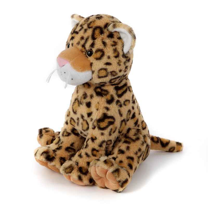 white leopard stuffed animal